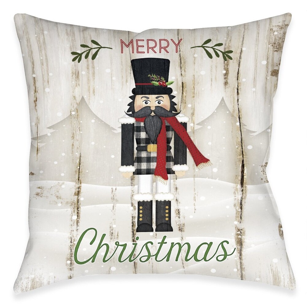 Nutcracker Christmas Merry Indoor Pillow