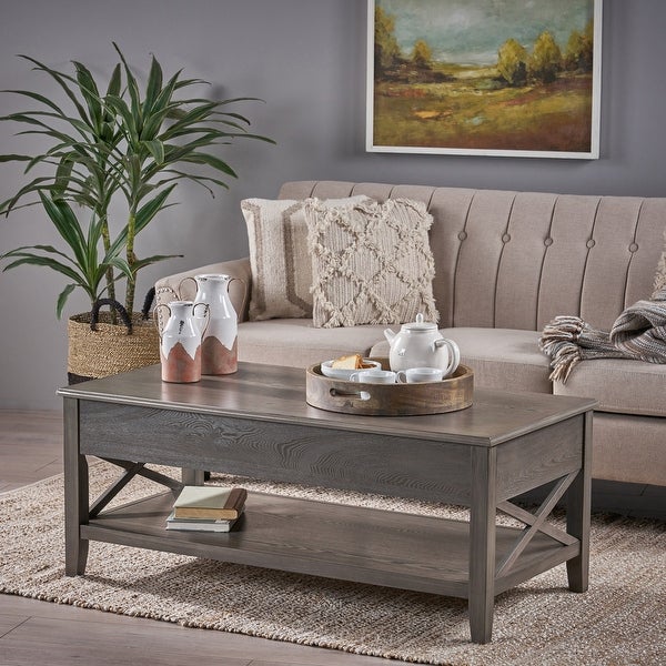 Decatur Farmhouse Lift Top Coffee Table by Christopher Knight Home