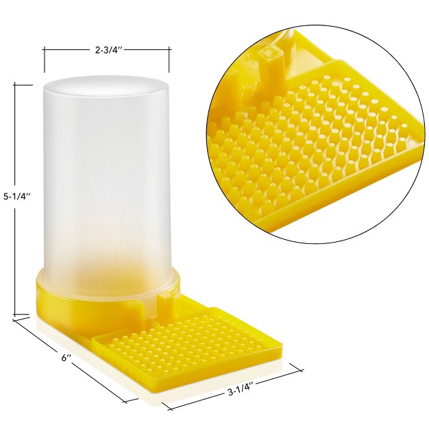 Honey Keeper 2 pack Beehive Water Dispenser Bee Hive Entrance Feeder Beekeeping Tool