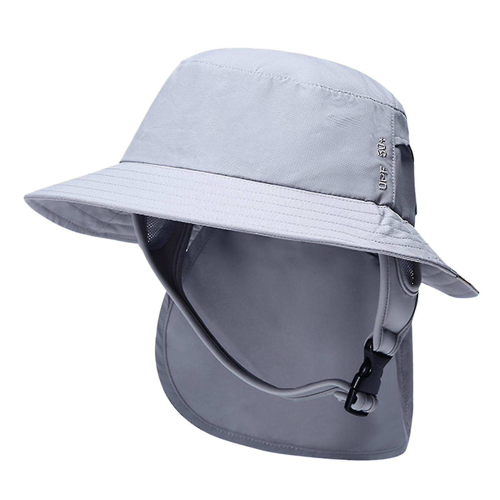 2023 New Lightweight Surf Bucket Hat Big Brim Neck Cover Visor Sun Protection Hat For Cycling Watersports Tourism Surfing Camping