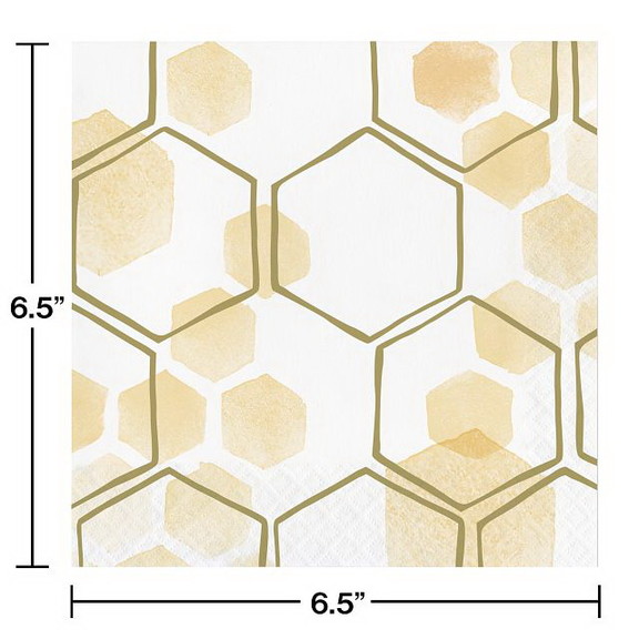 Creative Converting 354599 Honeycomb Napkins