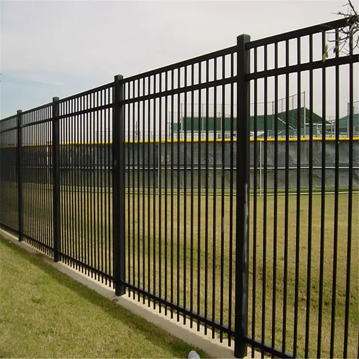 Factory Supply Powder Coated Aluminum Vertical Welded Fence Panel For Garden