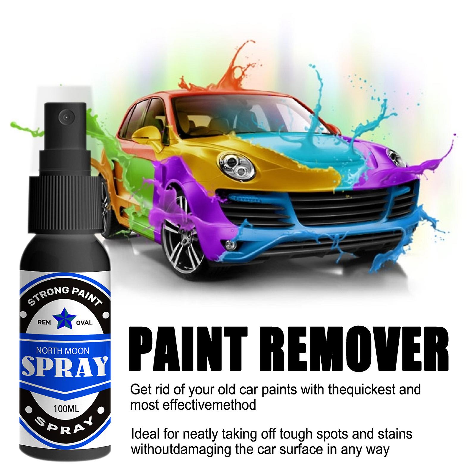 Strong Paint Removal Spray， Car Body Metal Paint Removal Decolorizer， Paint Cleaner Color 100ml