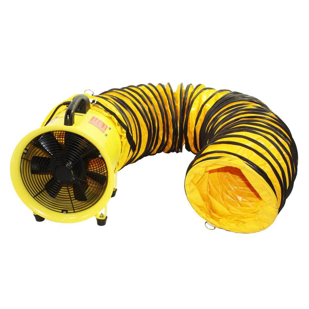 Maxx Air 8 in 2 Speed HighVelocity Portable Confined Space Ventilator with Hose