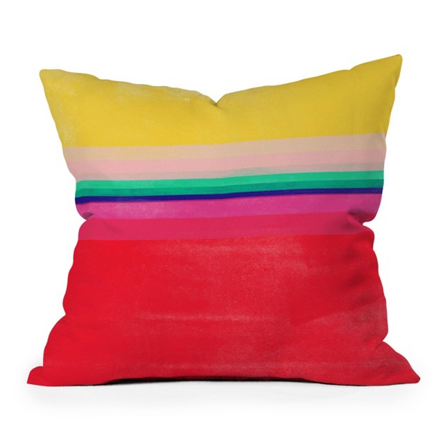 Garima Dhawan Stripe Outdoor Throw Pillow Deny Designs