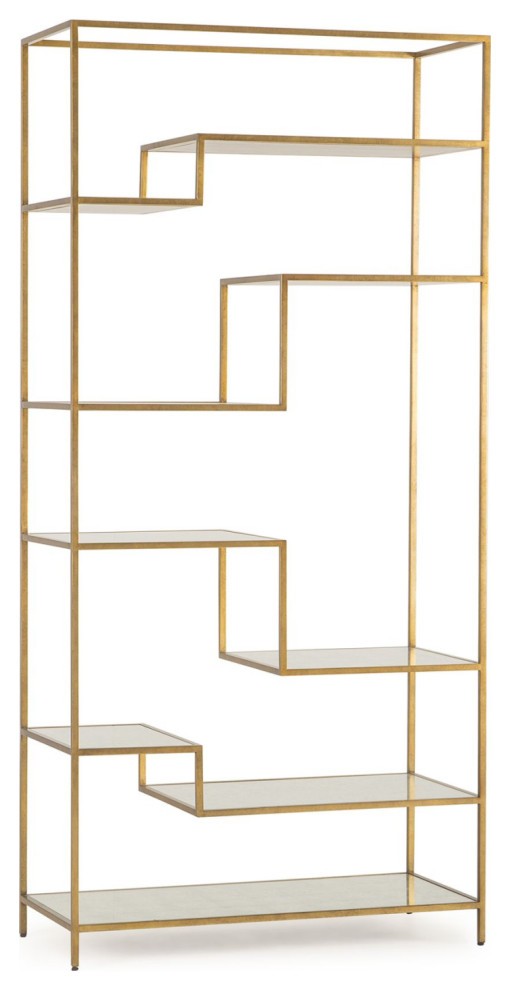 Eglomise Glass Display Unit  Andrew Martin Ward   Contemporary   Bookcases   by Oroa   Distinctive Furniture  Houzz