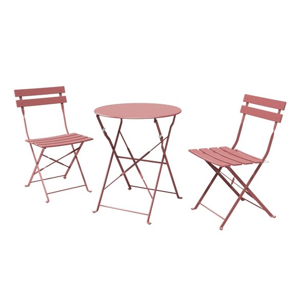 3PCS Steel Patio Bistro Set