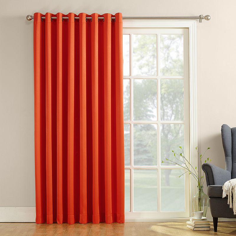 Sun Zero Gramercy Room Darkening Patio Door Curtain Panel