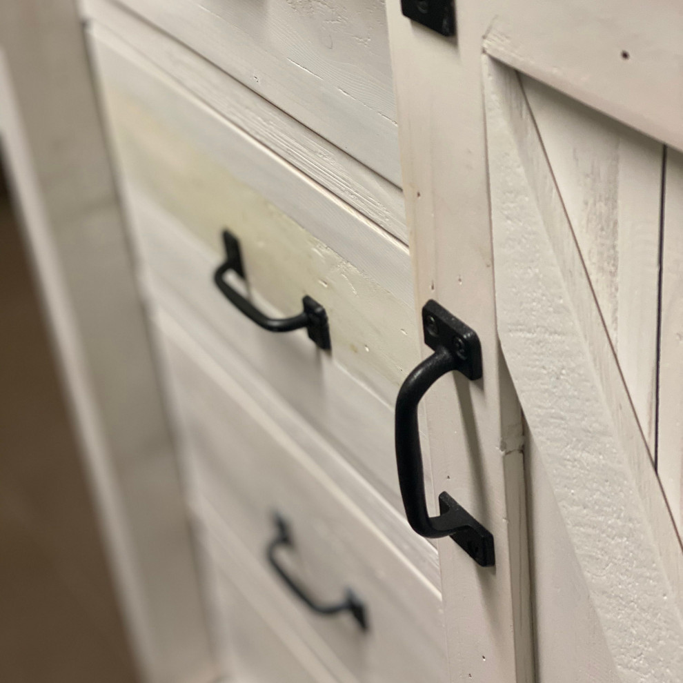 Provence 4 Drawer Chest With 1 Door   Farmhouse   Accent Chests And Cabinets   by HedgeApple  Houzz