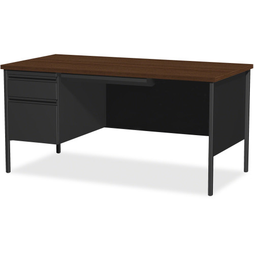 Lorell Fortress Series Left-Pedestal Desk (60918)