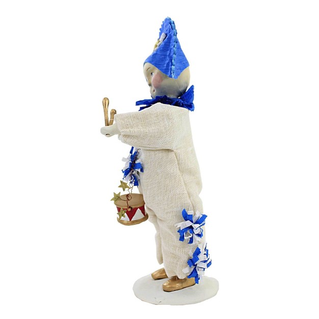 Dee Foust harvey Drew x27 s Drum One Figurine 10 5 Inches Patriotic Stars 81115 Polyresin Blue