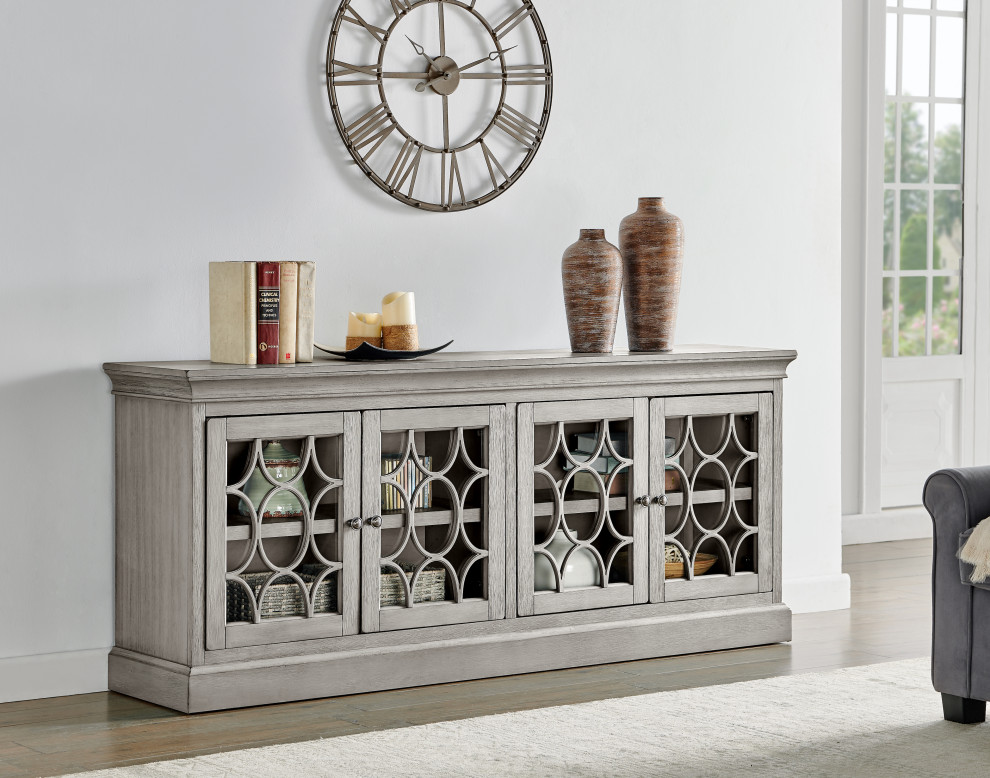 Felicity 4 Door Console   Farmhouse   Console Tables   by Martin Furniture  Houzz