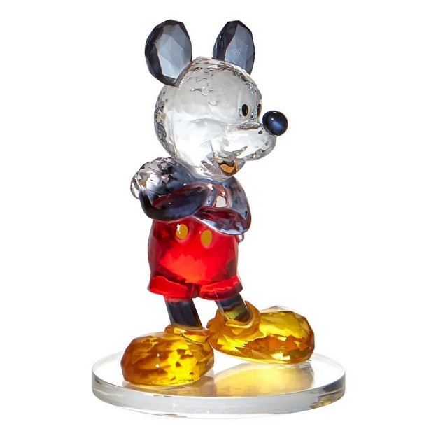 Figurine Mickey Acrylic Facet Collection 1 Figure 3 75 Inches Disney Mouse Crystal Nd6009037 Plastic Clear