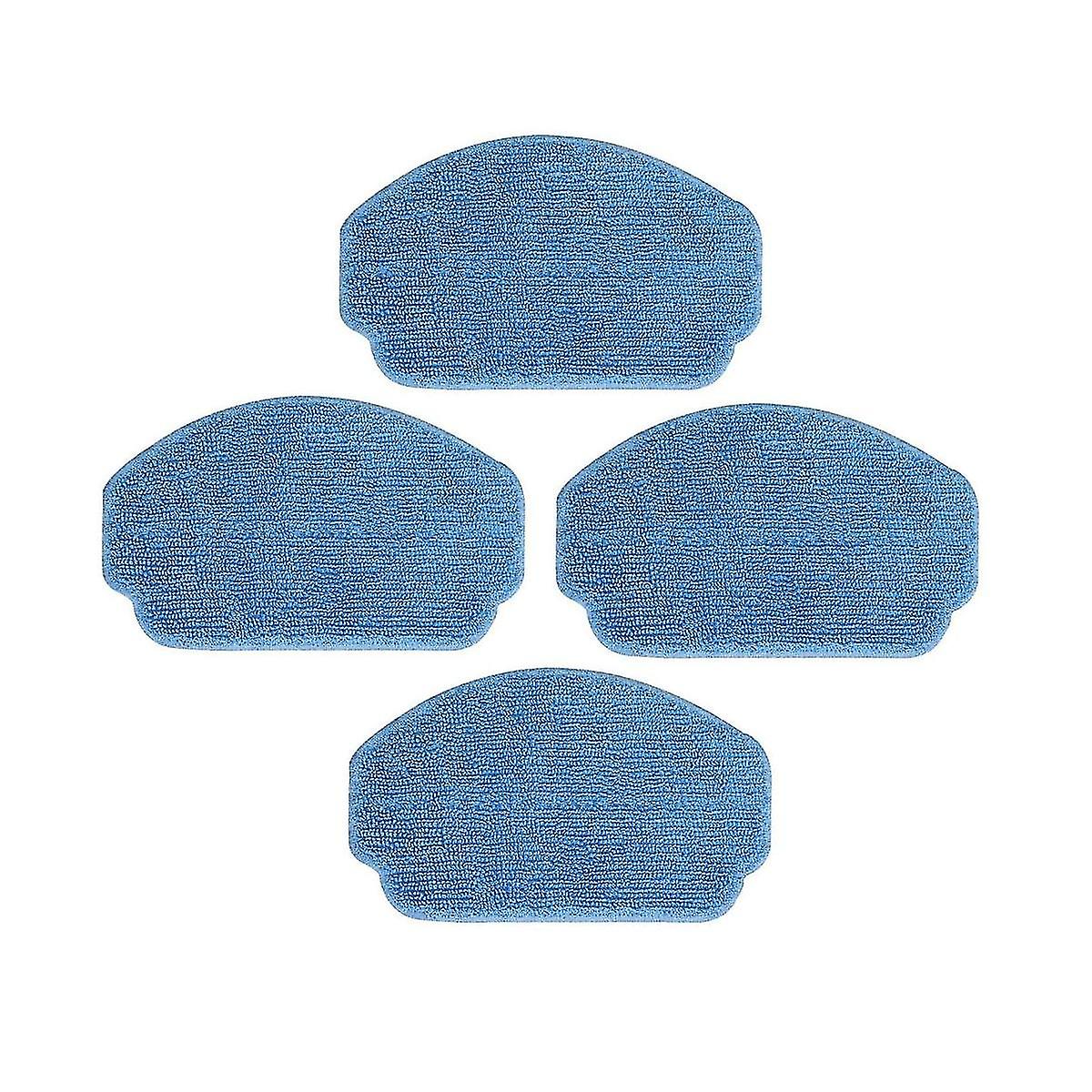 4pcs M0p Pads Replacement Cleaning Mop For Br150 Br151 Robot Vacuum Cleaner