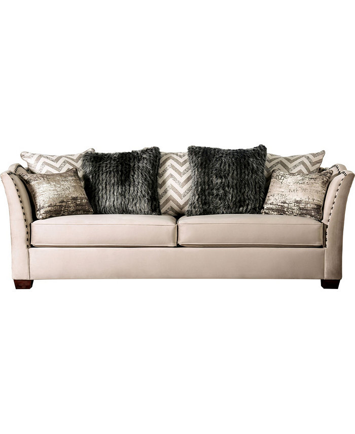 Furniture of America Keinisha Upholstered Sofa