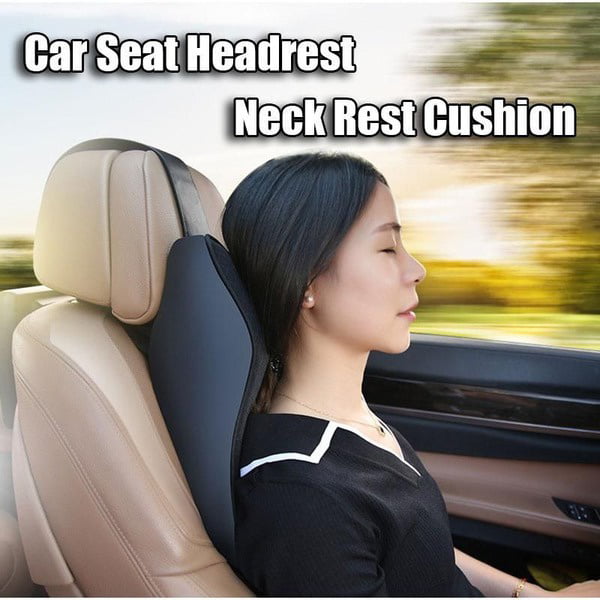 Willstar Universal Auto Car Seat Headrest Neck Rest Cushion Memory Foam Cushion Head Rest Car Headrest Pillow for Travel Support