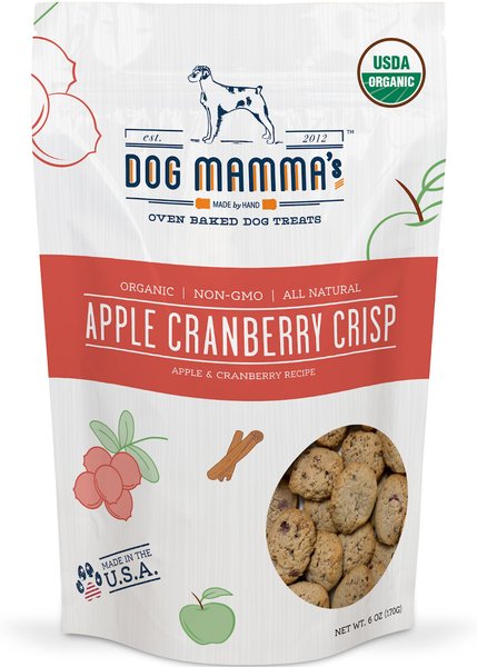 Dog Mamma’s Organic Apple Cranberry Crisp Dog Treats