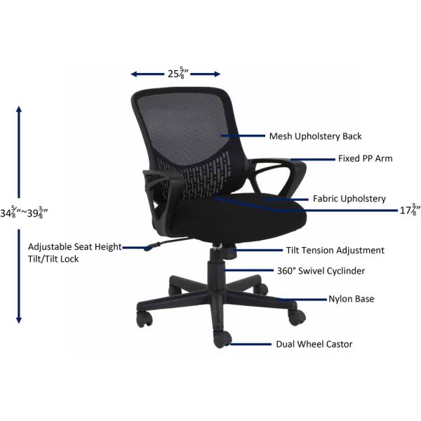 LYS Mid-back Mesh Task Chair