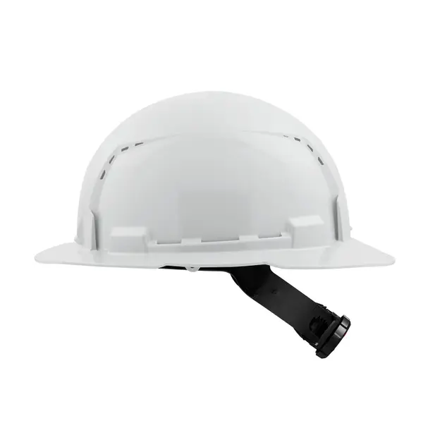 Milwaukee BOLT White Full Brim Type 1， Class C Vented Hard Hat