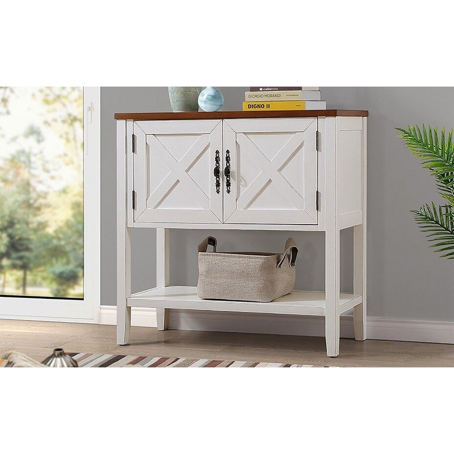 35'' Farmhouse Wood Buffet Sideboard Console Table