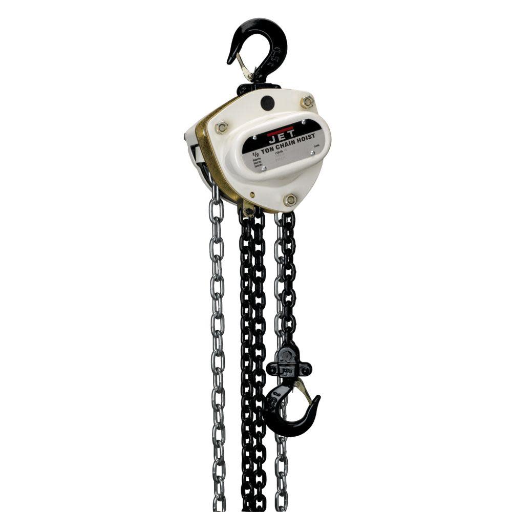 JET L100-50-15 1/2 Ton 15 Ft Lift Chain Hoist 105215 from JET