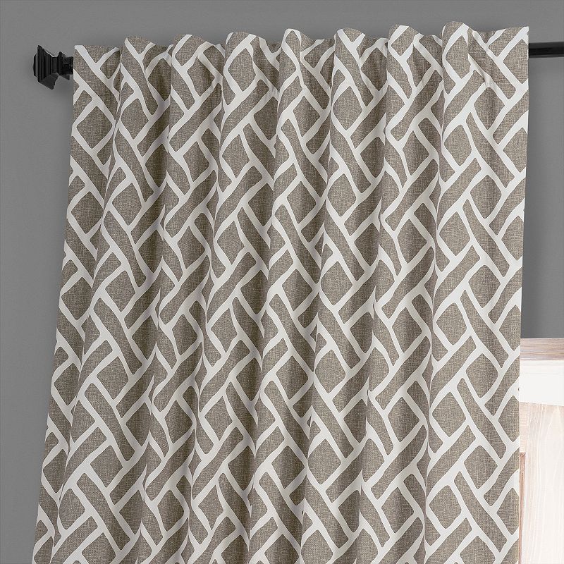 EFF Martinique Printed Blackout Curtain Panel