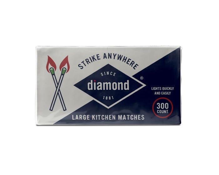 Diamond Large Kitchen Matches， 300 Count 3 Pack - 48789-02156