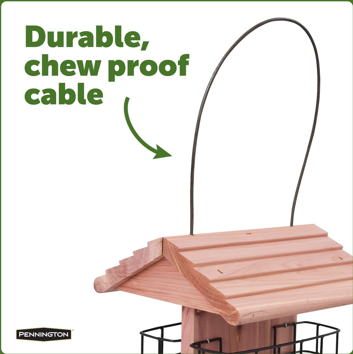 Pennington Cedar Suet Station Bird Feeder