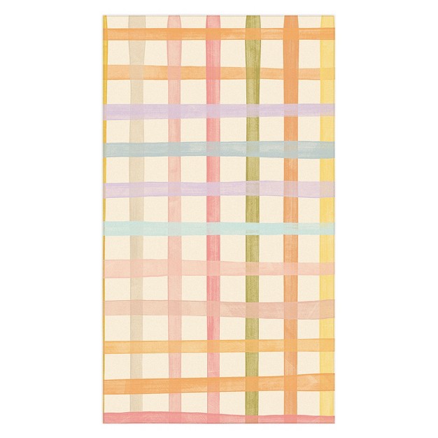 Gigi Rosado Pastel Plaid Tablecloth Deny Designs