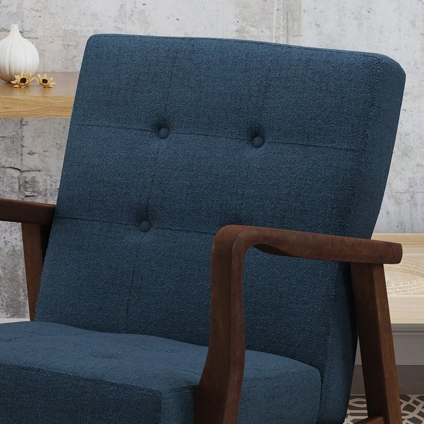 Brayden Mid-Century Fabric Club Chair by Christopher Knight Home