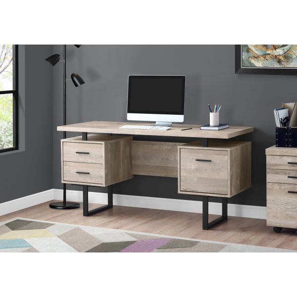 Computer Desk， Home Office， Laptop， Left， Right Set-up， Storage Drawers， 60