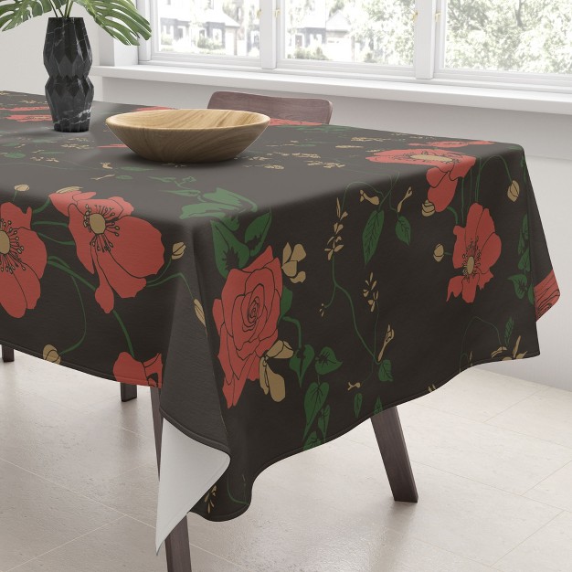 Camilla Foss Midnight Flourish Tablecloth Deny Designs