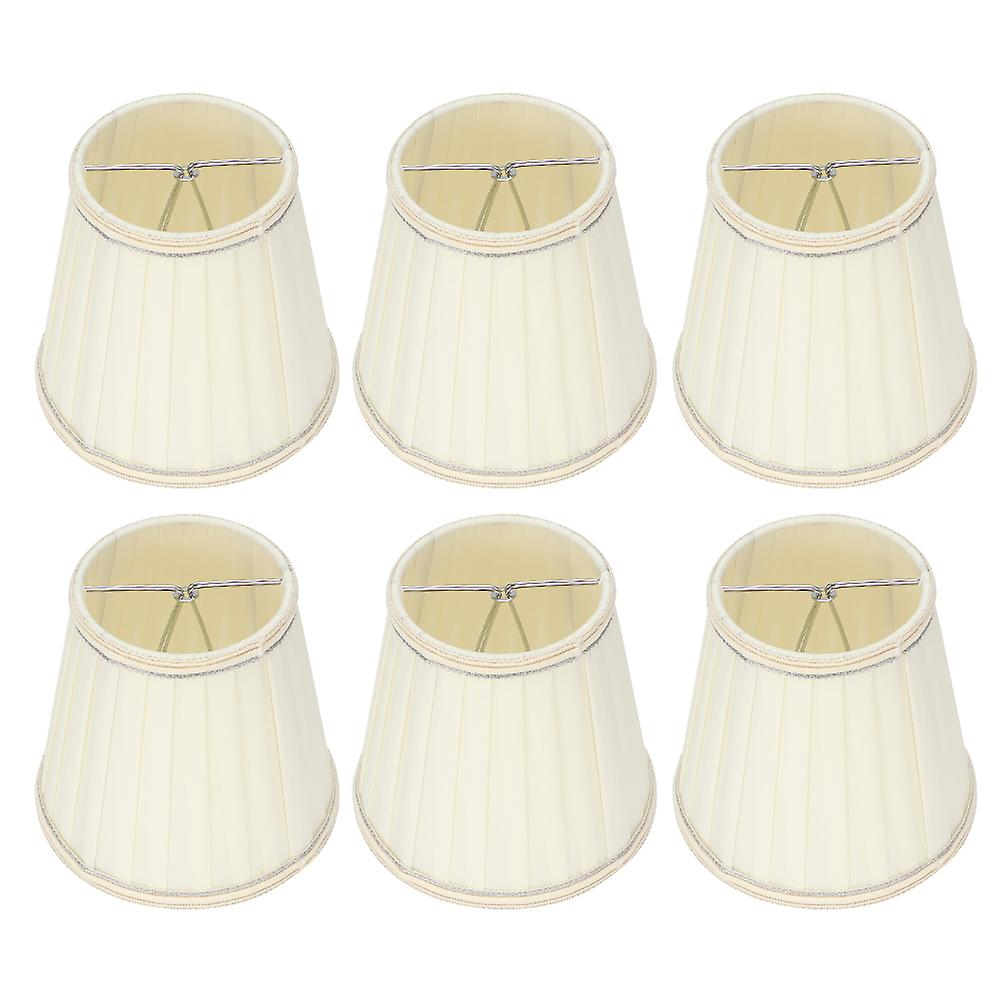 6pcs Modern Fabric Lampshade Light Cover Decoration For Home Chandelier Wall Pendant Lamp