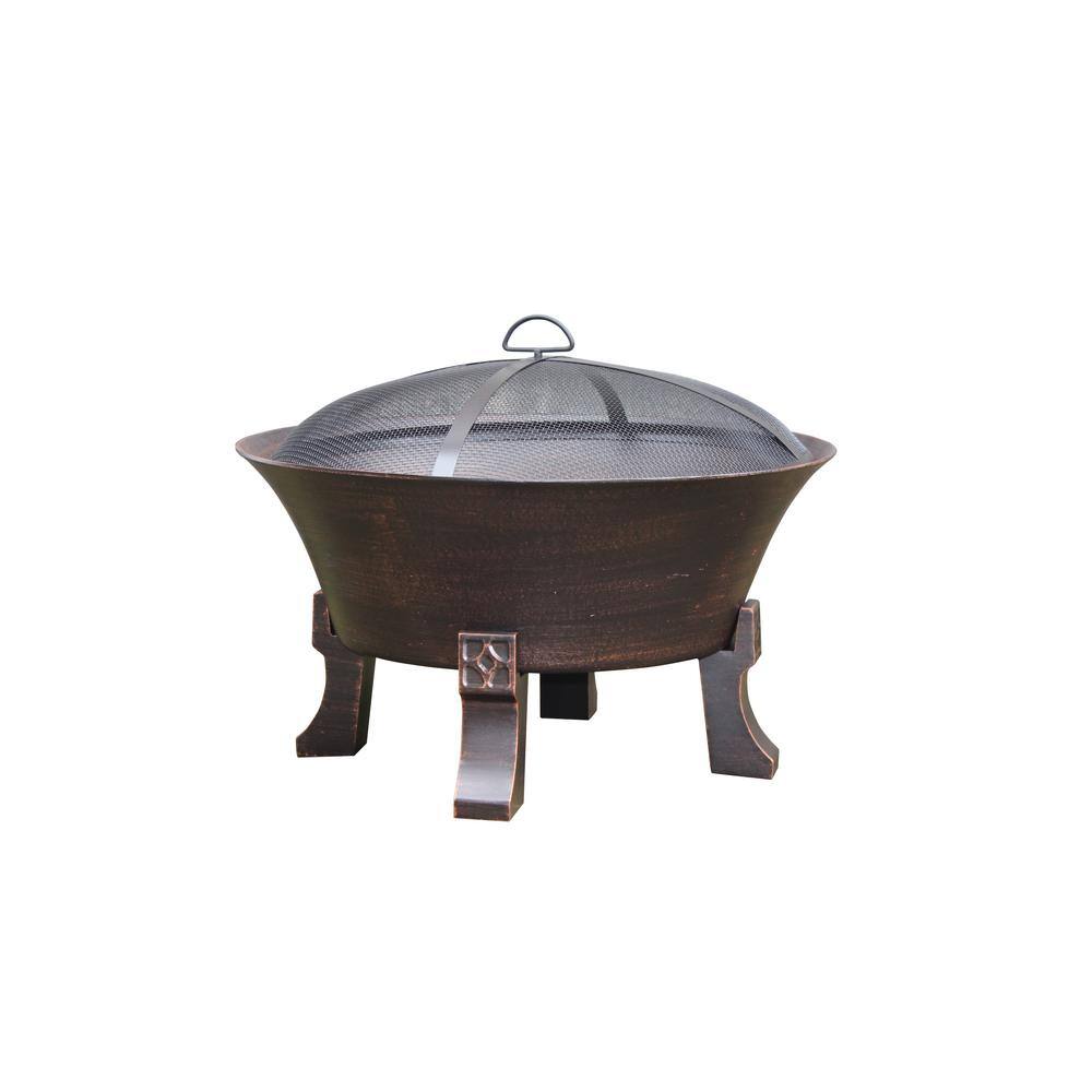 Hampton Bay 26 in. Del Oro Cast Iron Fire Pit FT-1107C