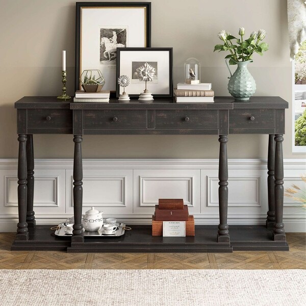 63-inch Width Retro Senior Console Table