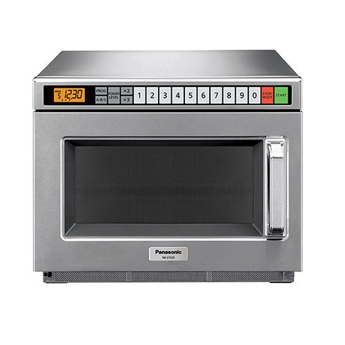 Panasonic NE21523 Commercial Microwave - Heavy Duty， 15 Power Levels， 0.6 Cu. Ft.