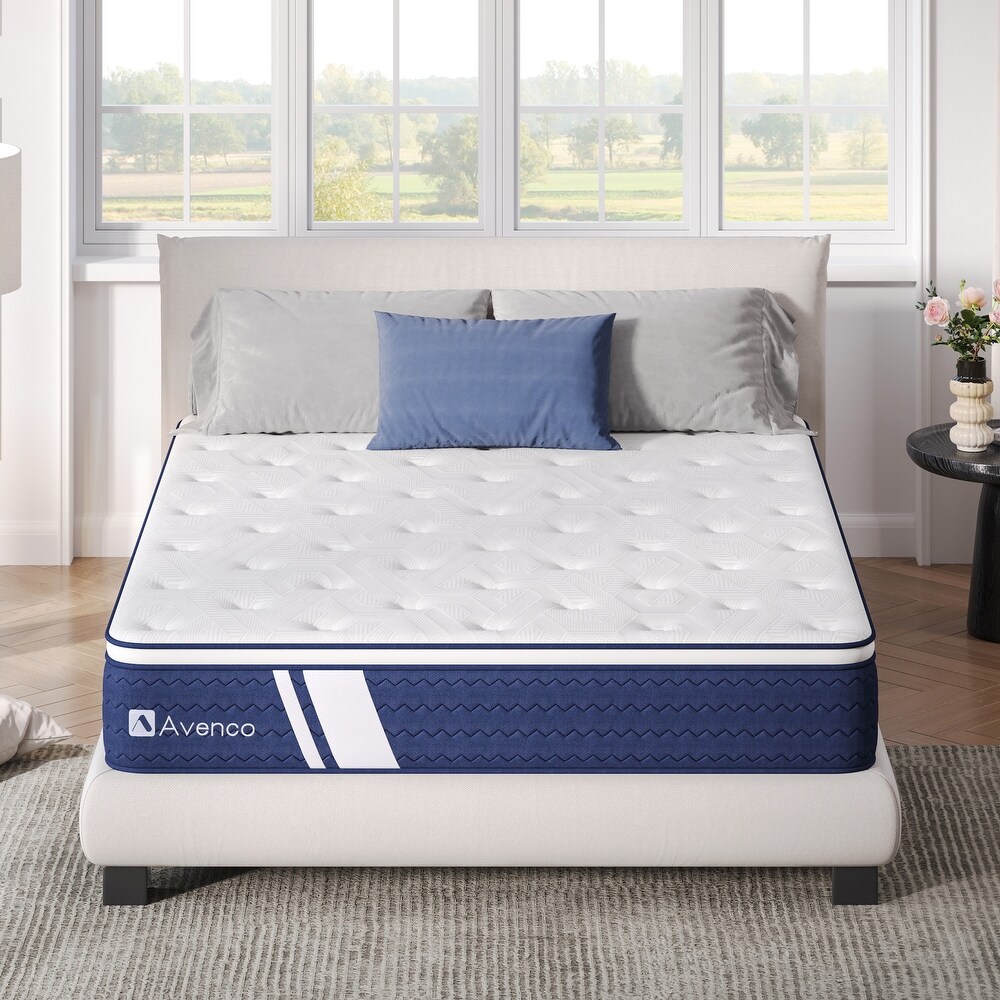 12 Inch Hybrid Mattress in a Box Gel Memory Foam and Pocket Spring