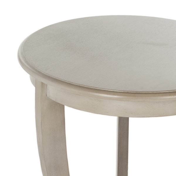 SAFAVIEH Cape Cod Grey Pedestal Side Table - 18.1