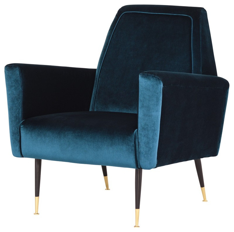 Victor Occasional Chair   Midcentury   Armchairs And Accent Chairs   by HedgeApple  Houzz