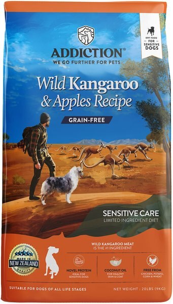 Addiction Grain-Free Wild Kangaroo and Apples Dry Dog Food