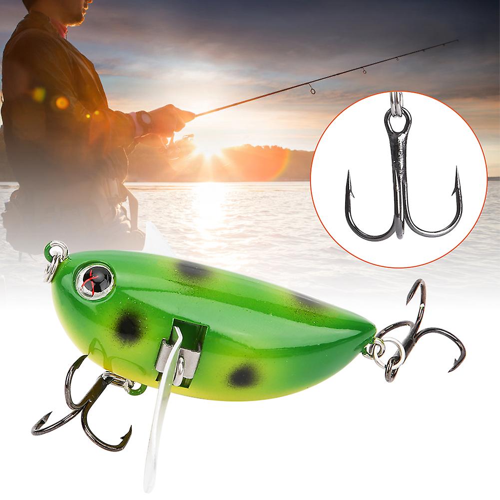 6cm/12.7g Abs Plastic Artificial Fishing Lure Gold Wing Bait Sea Hard Lures Fishing Tackle Accessory2#