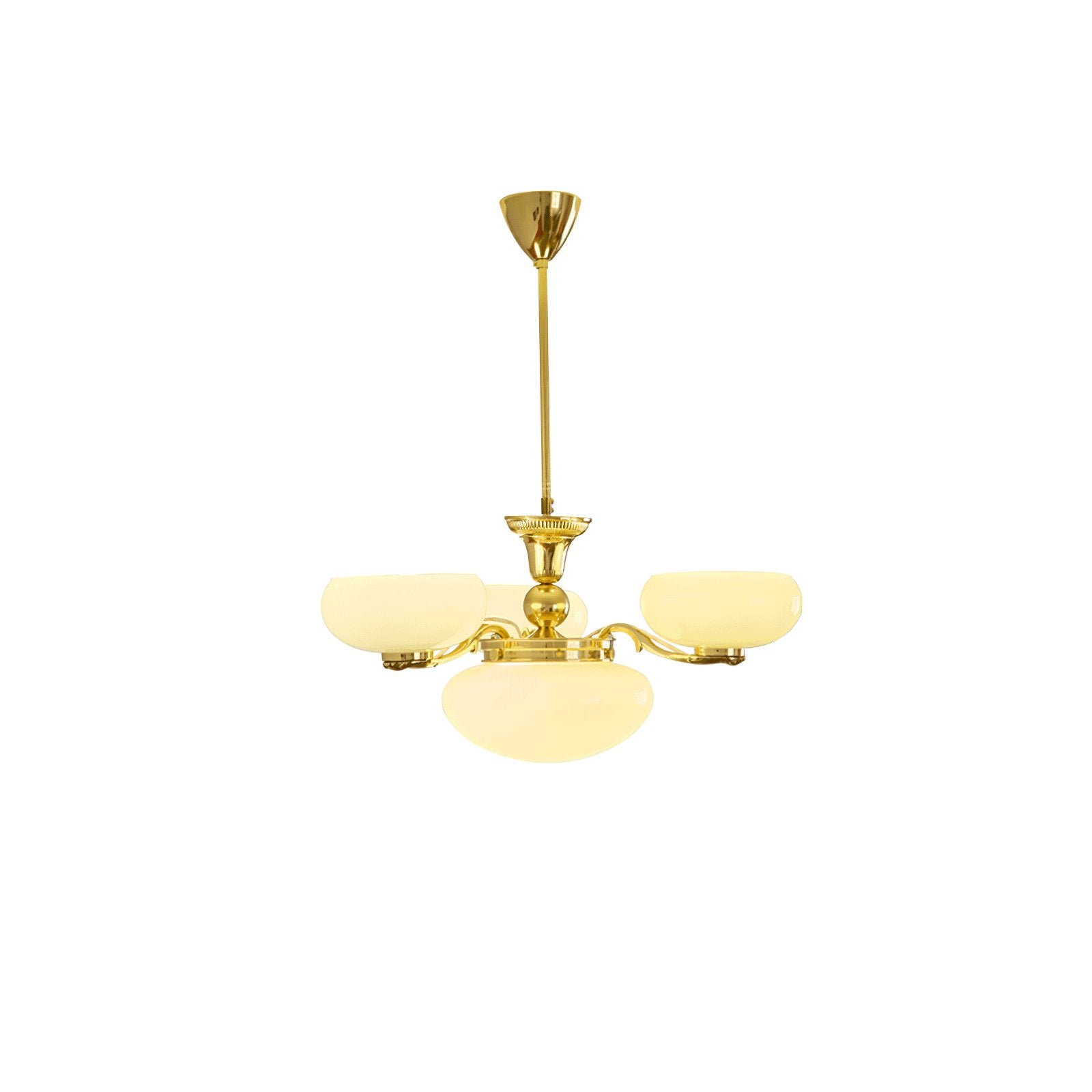 Brass Radiance Orb Chandelier