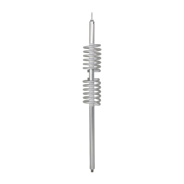 Tram 15 000 watt Tramcat Trucker Twin coil Aluminum Cb Antenna With 42 1 4 inch Stainless Steel Whip And 9 inch Shaft