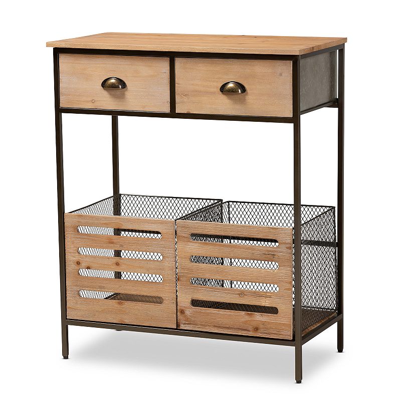 Baxton Studio Abram Kitchen Storage Cabinet