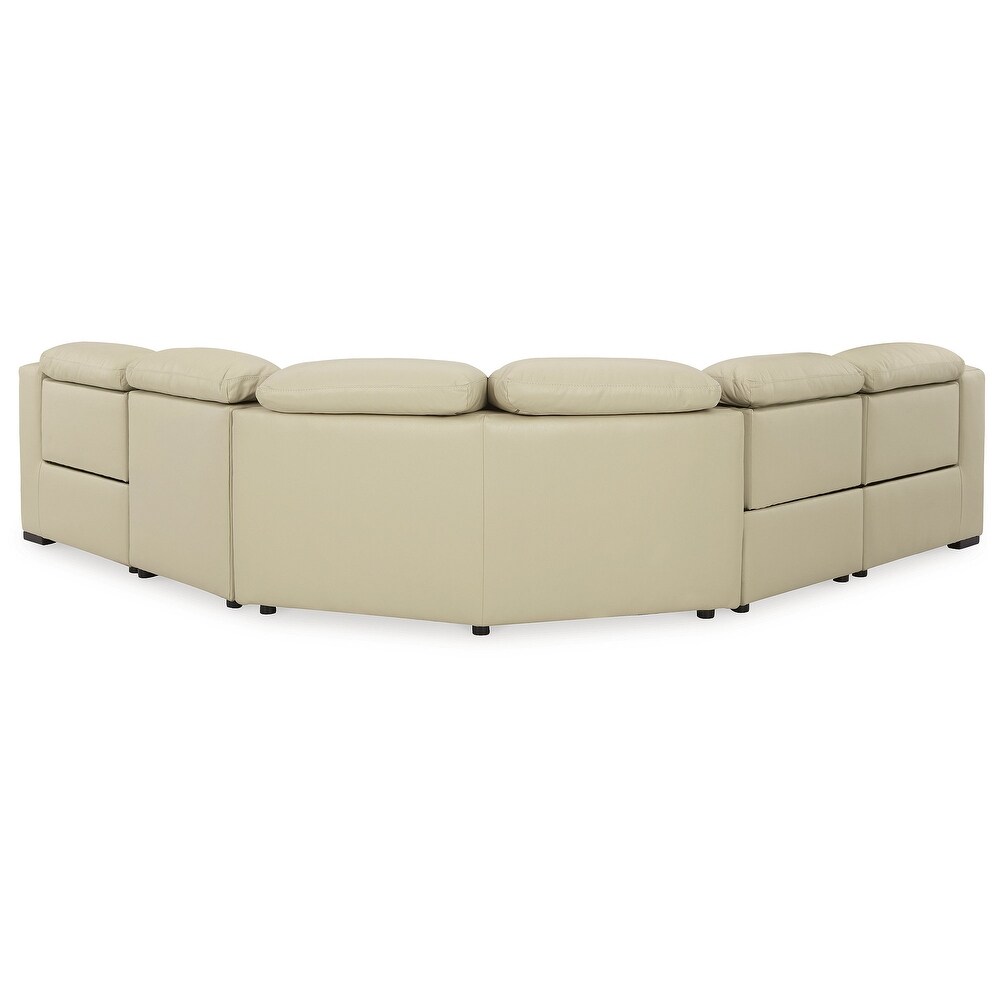 Signature Design by Ashley Center Line 5 Piece Power Reclining Sectional   105\