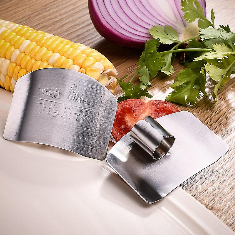 Finger Guard Finger Hand Cut Hand Protector Stainless Steel Cut Finger Protection Gadgets Vegetable Tools Kitchen Utensils