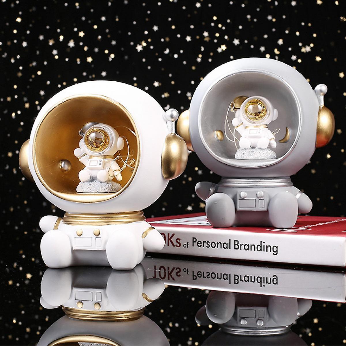 Astronaut Bedroom Atmosphere Xingx Night Light Astronaut Creative Ornaments Children's Birthday Gifts(2pcs)