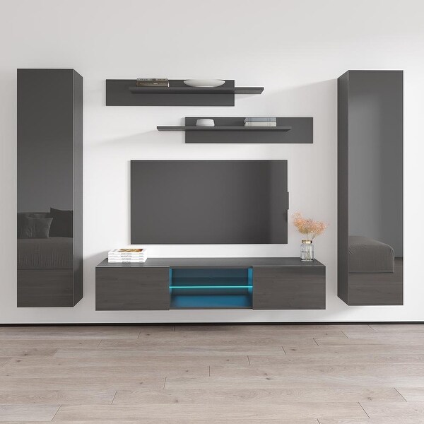 Fly A 33TV Wall Mounted Floating Modern Entertainment Center