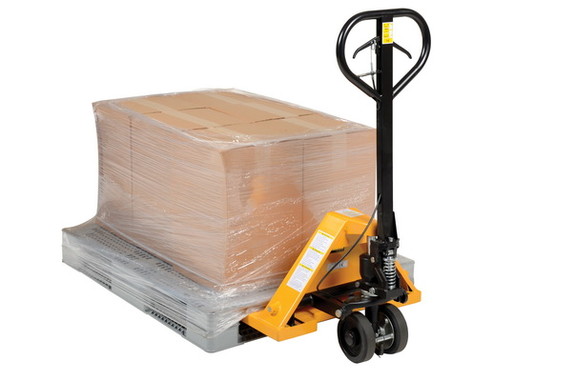 Vestil PM5 2748 DMHB pallet truck w/dead man brake...