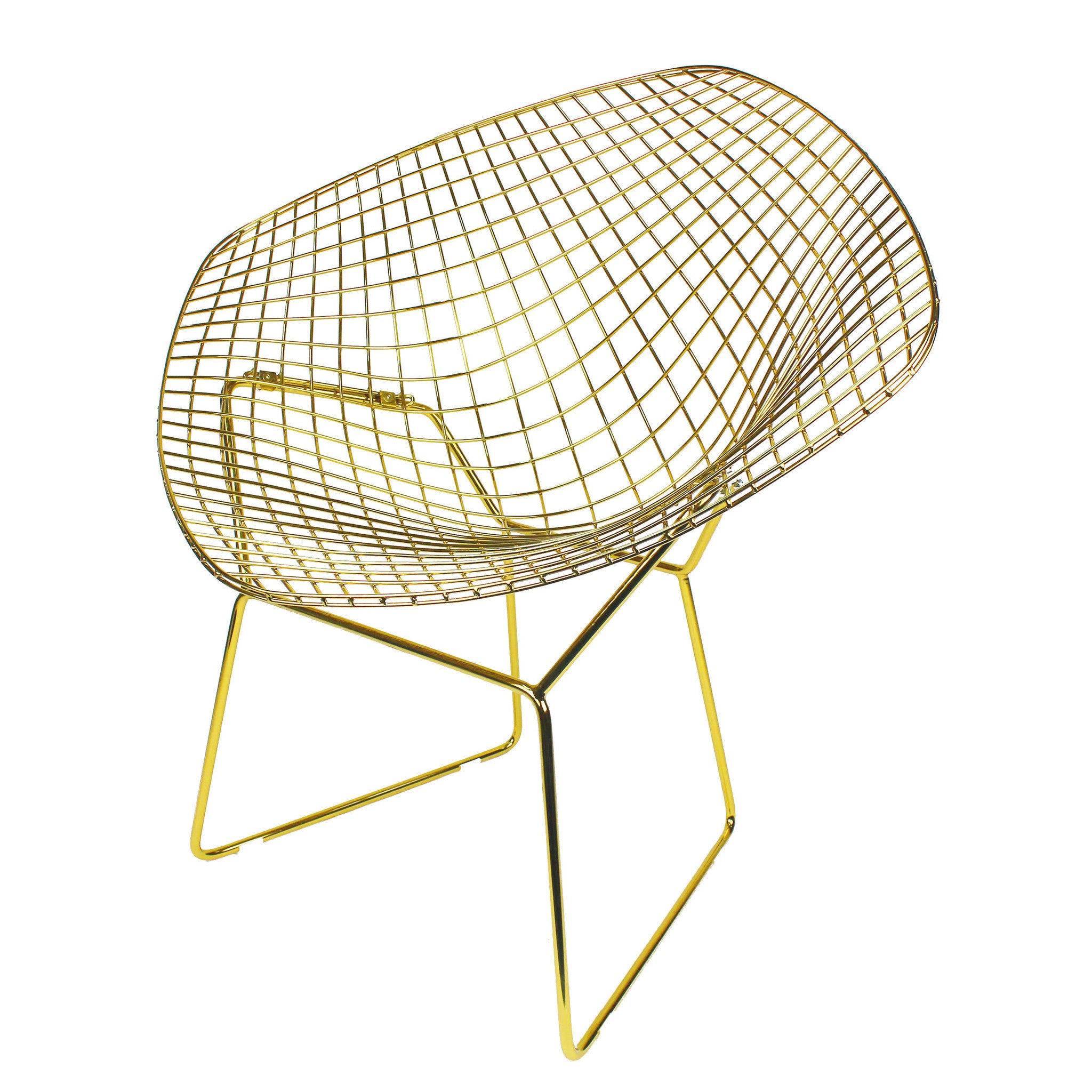 Golden Diamond Wire Chair & Cushion Bp8019Go